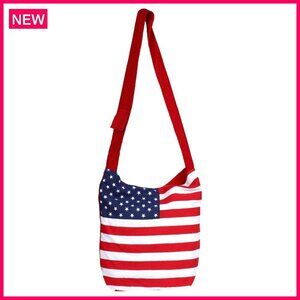 Canvas Sling Bag Hobo Tote Crossbody Shoulder Bag 14x13 Inch